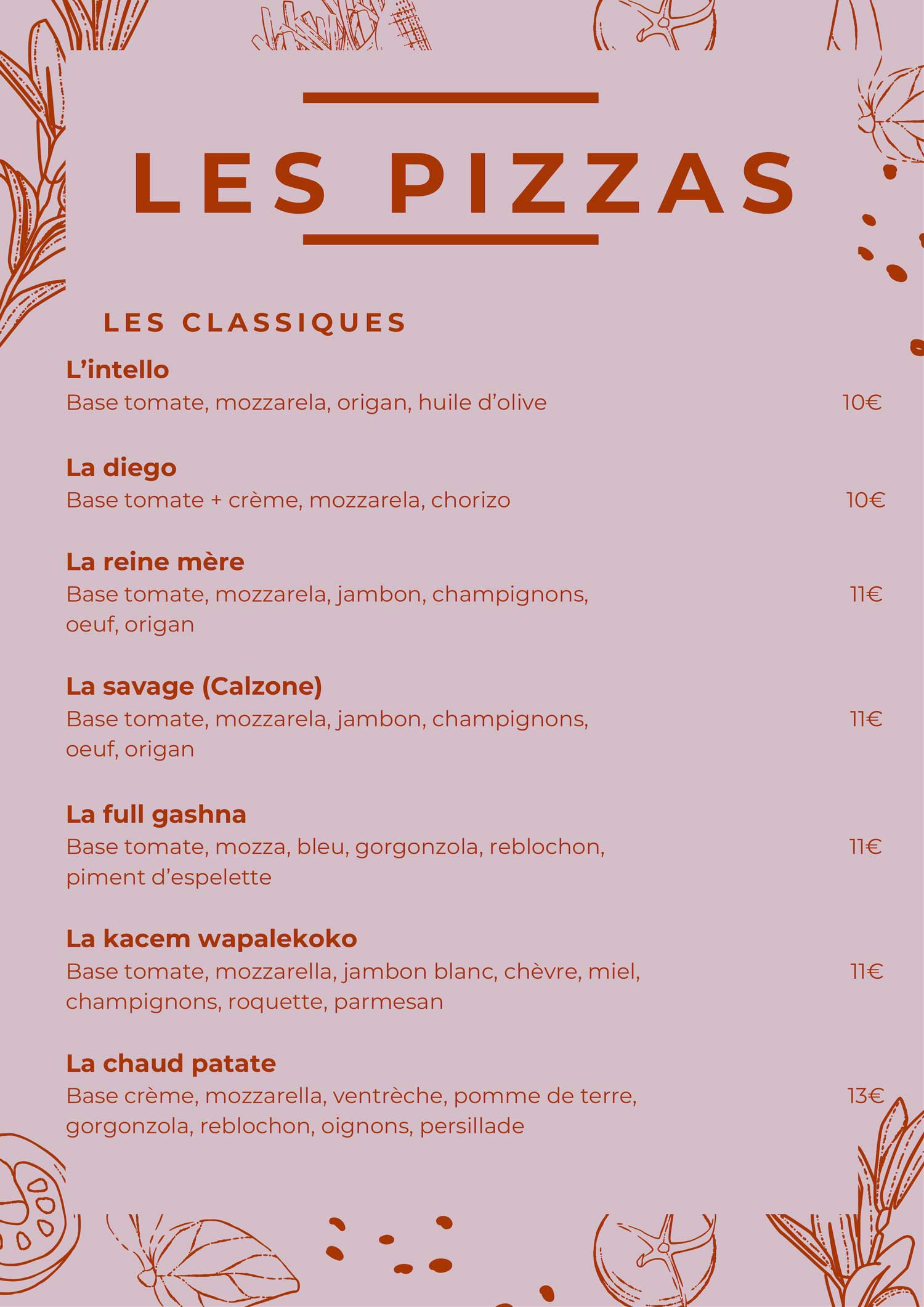 Les pizzas de Chez Camy à Carresse-Cassaber